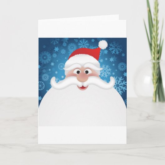 De beste kerstman feestdagen kaart (Voorkant)