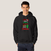 De beste kerstman heeft gewoon Teenslippers nodig Hoodie (Voorkant volledig)