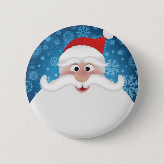 De beste kerstman ronde button 5,7 cm (Voorkant)