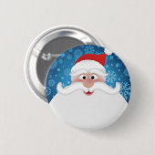 De beste kerstman ronde button 5,7 cm (Voorkant /achterkant)