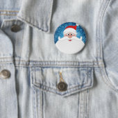 De beste kerstman ronde button 5,7 cm (In situ)