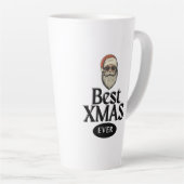 De beste kerstvakantie ooit latte mok (Rechterhoek)
