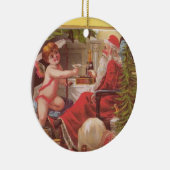 De beste kerstversieringen - 2 Sided  Santas Keramisch Ornament (Rechts)