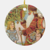De beste kerstversieringen - 2 Sided  Santas Keramisch Ornament (Achterkant)