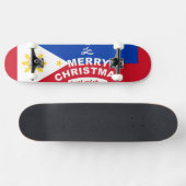 De beste kerstwens van Manilla Persoonlijk Skateboard (Horizontaal)
