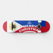 De beste kerstwens van Manilla Persoonlijk Skateboard (Horizontaal)