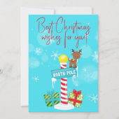 De beste kerstwens voor je! Vakantiekaart Feestdagenkaart (Voorkant)