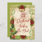 De beste kerstwens voor jou! Wenskaart (Voorkant / Achterkant)