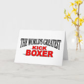 De beste kickbokser ter wereld kaart (Gele Bloem)