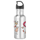 De beste kleine Henhouse | Andert Collectie Waterfles (Achterkant)