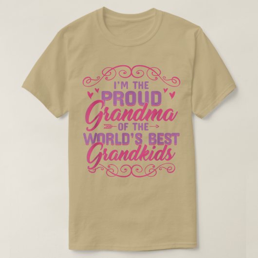 De beste kleinkinderen uit de wereld van ProGrandm T-shirt (Design voorkant)