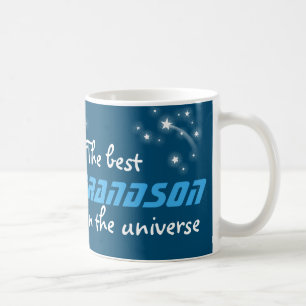 "De beste kleinzoon in het universum" Blauwe mok