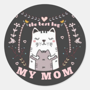 De beste knuffel mijn moeder Sticker