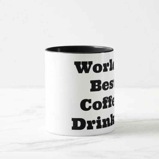 De beste koffiedrinker ter wereld mok (Midden)