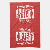 De beste koffiewinkel theedoek (Verticaal)