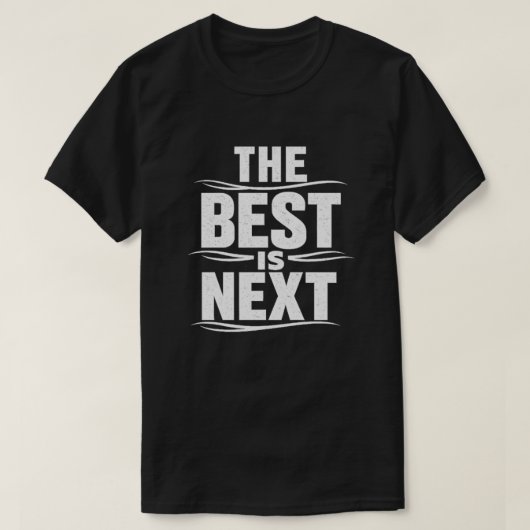 De Beste Komt Grunge Tekst Ontwerp T-shirt (Design voorkant)