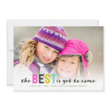 de BESTE komt nog | Kerstmis | Foto Kaart