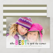 de BESTE komt nog | Kerstmis | Foto Kaart (Voorkant / Achterkant)