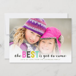 de BESTE komt nog | Kerstmis | Foto Kaart