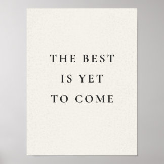 De beste komt nog poster