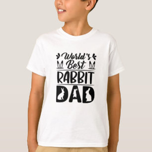 De beste konijn van de wereld, pa-Daughter-Mam-Fun T-shirt