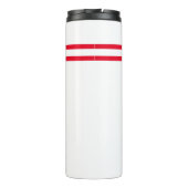 "De beste kookcoach ter wereld" | Bowling pin Stri Thermosbeker (Achterkant)