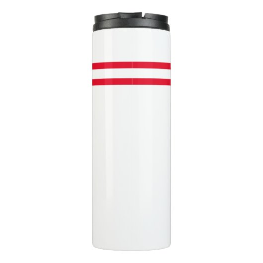 "De beste kookcoach ter wereld" | Bowling pin Stri Thermosbeker (Achterkant)