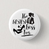De beste Lady Boss Ronde Button 3,2 Cm (Voorkant)