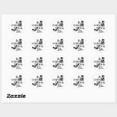 De beste Lady Boss Ronde Sticker (Vel)
