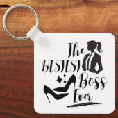 De beste Lady Boss Sleutelhanger (Voorkant)