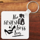 De beste Lady Boss Sleutelhanger (Achterkant)