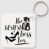 De beste Lady Boss Sleutelhanger (Achterkant)