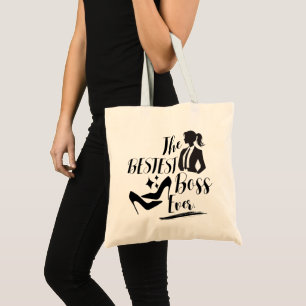 De beste Lady Boss Tote Bag