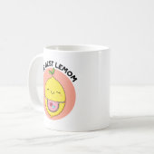 De beste Lemom Funny Lemon Pun Koffiemok (Voorkant links)