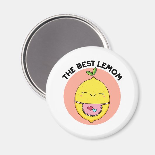 De beste Lemom Funny Lemon Pun Magneet (Voorkant / Achterkant)