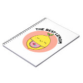 De beste Lemom Funny Lemon Pun Notitieboek (Linkerzijde)