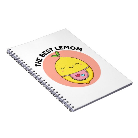 De Beste Lemom Grappige Citroen Standaard  Notitieboek (Rechterzijde)