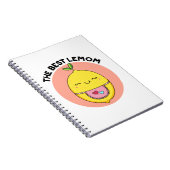 De Beste Lemom Grappige Citroen Woordspeling Notitieboek (Rechterzijde)