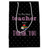de beste leraar , dank u wel medium cadeauzakje (Voorkant)