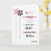 De Beste Leraar Kaart (Gele Bloem)