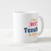 De beste leraar ooit grote koffiekop (Voorkant rechts)