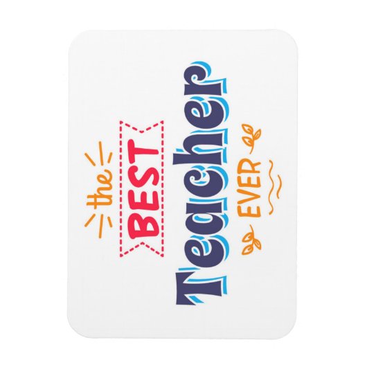 De beste leraar ooit magneet (Verticaal)
