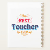 De beste leraar ooit planner (Achterkant)