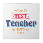 De beste leraar ooit tegeltje (Voorkant)