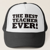 De beste leraar ooit trucker pet (Voorkant)