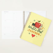 De beste leraar ter wereld - gepersonaliseerde naa planner (Display)