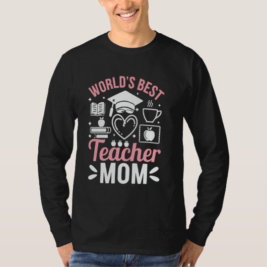 De beste leraar ter wereld mama t-shirt (Voorkant)