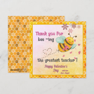 De beste leraar Valentijnsdag Feestdagenkaart