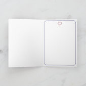 De beste leraren onderwijzen uit het hart bedankkaart (Binnen)