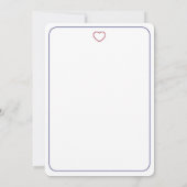 De beste leraren onderwijzen uit het hart Hartelij Bedankkaart (Achterkant)